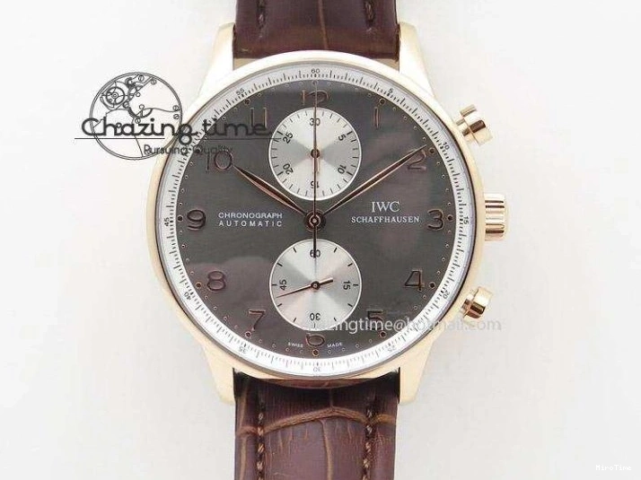 MIROTIME 0212 Affordable Portuguese Real PR Real Annual Calendar IW5035 ZF 1:1 Best Edition White Dial Blue Markers on Blue Leather Strap A 7143